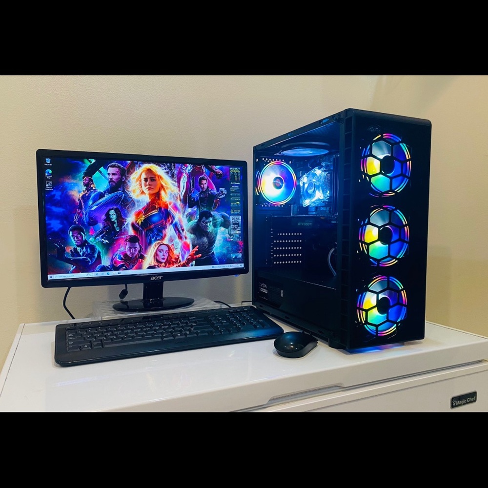 RGB LED Gaming PC NEW IN BOX (Pay Full price Get FREE KEYBOARD & MOUSE)